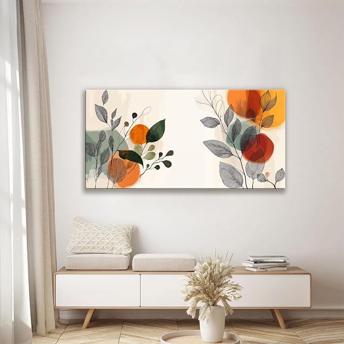 Suconvng Wall Art For Living Room Modern Boho Wall Art Decor Modern Aesthetic - Image 5