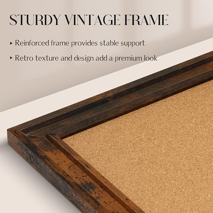 Large Bulletin Board, Cork Board - Image 3