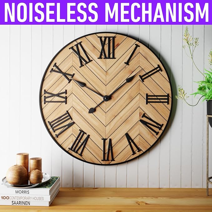 Large Wall Clock 24" Round - Image 3