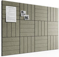 Bumusty Large Cork Board Alternative-48 x 36" Felt Bulletin Board Tiles by BUMUSTY