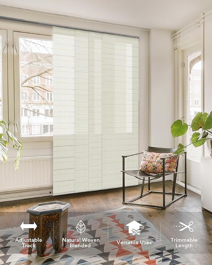 GoDear Design Adjustable Verticsl Sliding Panel Track Blinds - Image 2