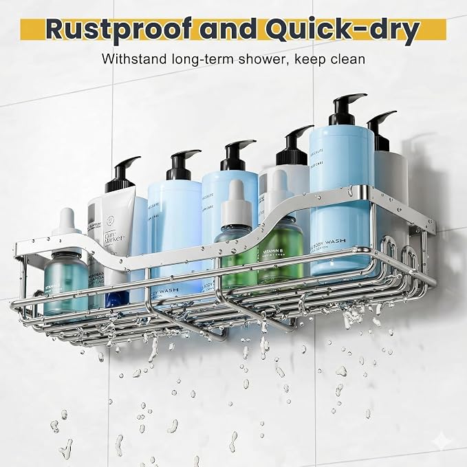OMAIRA 3-Pack Shower Caddy - Image 5