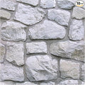 3D Faux Stone Wall Panels Peel and Stick Whitewash, Stone-Look Textured Wall by SMOOSTIKCDECOR