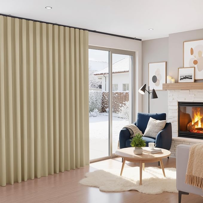 RYB HOME Extra Wide Blackout Curtain - Image 2