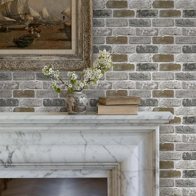COMSTICKC 3D Faux Brick Wall Panel Peel and Stick, Small Size, Ultra-Light PVC - Image 7