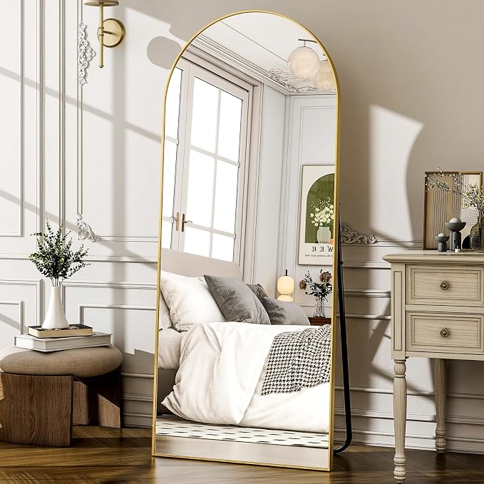 57" x 20" Arched Full Length Mirror - Image 3
