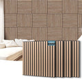 AKUMAX 4 Pack Wood Panels- 4x24x24Inches 3D Wall Panels Wood Wall, Decorative by AKUMAXWOODWALLPANELS