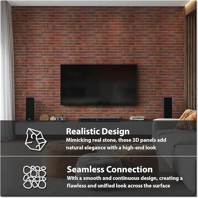 CONCORD WALLCOVERINGS ™ Sample for Display Purpose only Retro-Art 3D Wall Panel - Image 2
