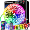 Leeleberd 32.8ft Led Strip Lights Smart App Music Sync Color Changing RGB Led by Leeleberd
