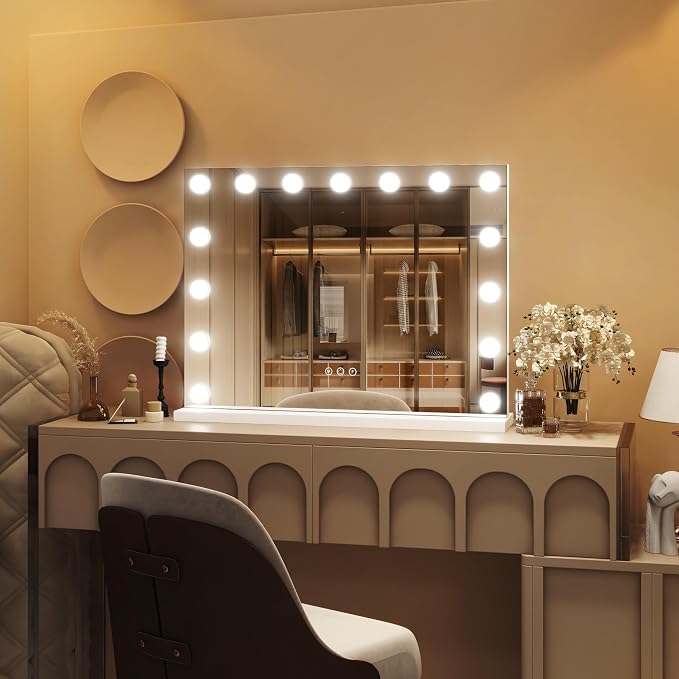 ROLOVE 23"x18" Hollywood Vanity Mirror - Image 2