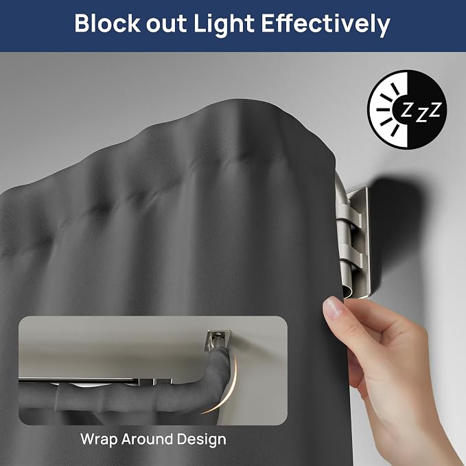 ENJOYBASICS Blackout Curtain rod - Image 3