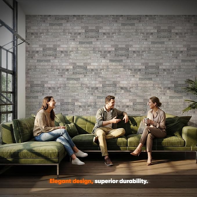 IZODEKOR 3D Brick Effect Wall Panels - Image 2