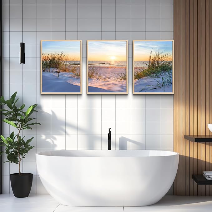 Natural Wood Framed Wall Art - Image 5
