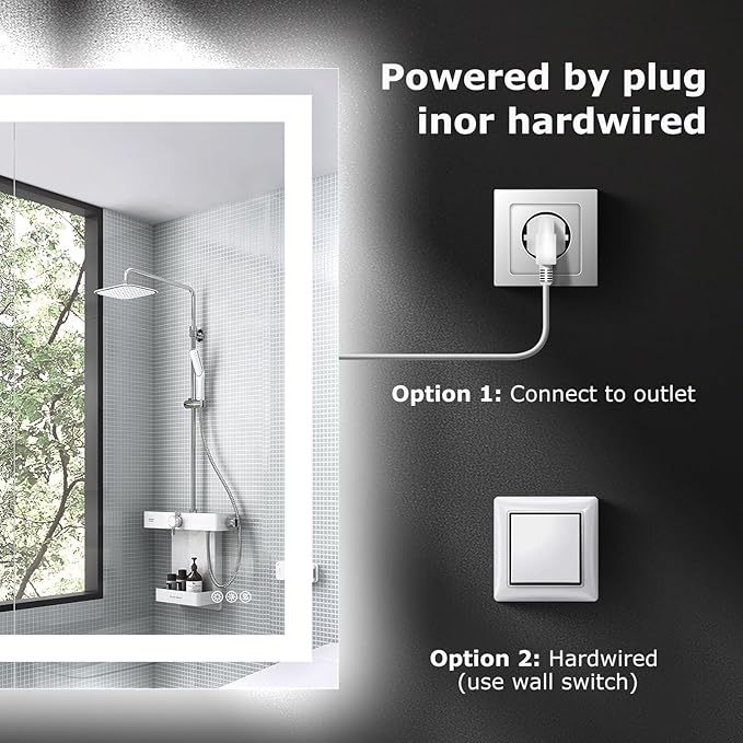 Hivone 72X36 LED Bathroom Mirror - Image 4