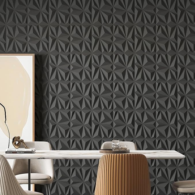 WOWSTAR 31 Sq.Ft. 24-Pack 3D Wall Panels Diamond - Image 3