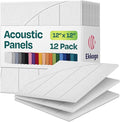 Acoustic Panels 12-Pack Soundproof Wall Panels 12"x12"x0.4" Decorative Sound by EkkogoAcousticPanels
