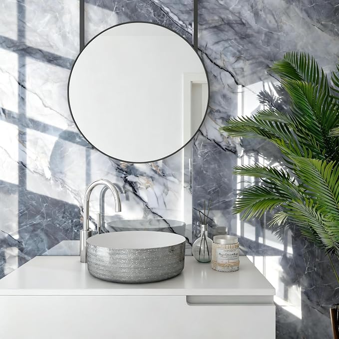 Marble Peel and Stick Waterproof Wall Paneling, Covers 38.75 Sq. Ft. - Image 6