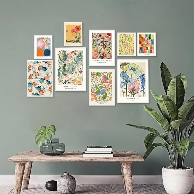 KBKBART Colorful Eclectic Wall Art Prints, Trendy Maximalism Famous Artist - Image 7