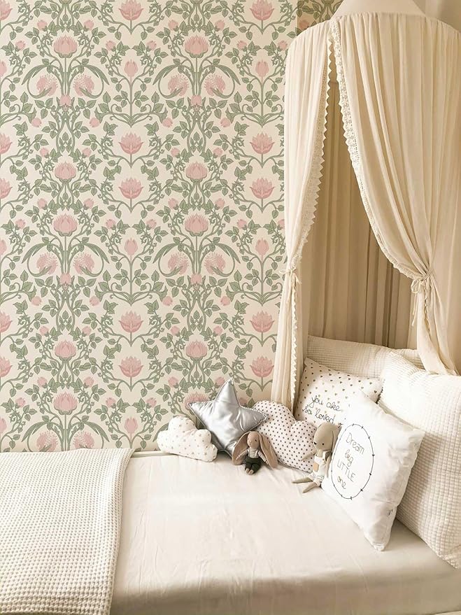 YXTII Floral Wallpaper Peel and Stick - Image 2