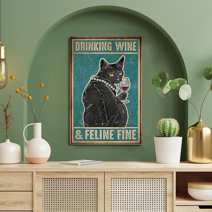 DIHSIEG Inspirational Canvas Wall Art funny bathroom wall art Print Poster - Image 6