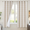 Lajode Linen Blackout Curtains for Bedroom by Lajode