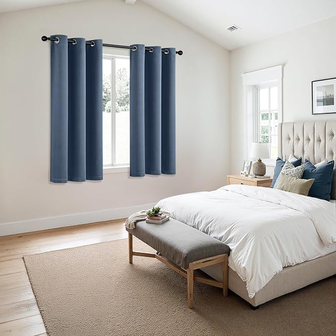 MIULEE Blackout Curtains for Bedroom Living Room 2 Panels, Thermal Insulated - Image 6