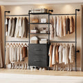 ONBRILL T2 Wall Mounted Industrial Pipe Clothing Rack, Closet Organizers and by ONBRILL