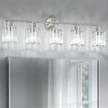 Crystal Bathroom Light Fixtures, Bathroom Lighting Fixtures Over Mirror by Kvhiiw