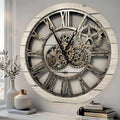 ImprovingLife The Gears Clock The Original Real Moving Gear Wall Clock Vintage by THEGEARSCLOCK