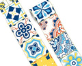 FLFK Wallpaper Border Tile Stickers Peel and Stick Wall Border by FLFK