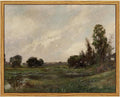 InSimSea Framed Canvas Wall Art, Vintage Landscape Art by InSimSeaArt