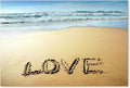 Goldfoilart Beach Canvas Wall Art by Goldfoilart