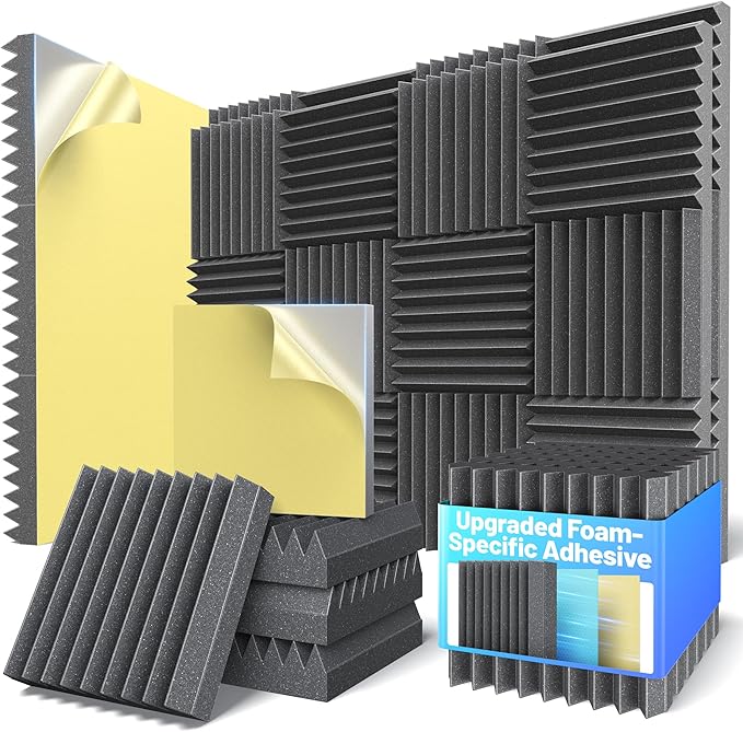 36 Pack Sound Proof Foam Panels by Unknown