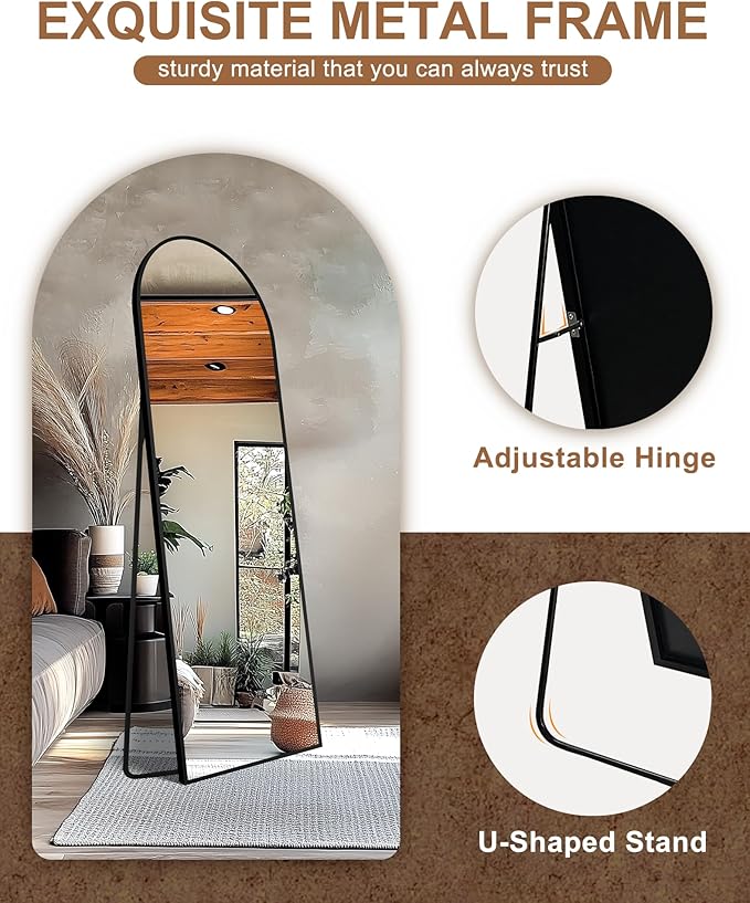 Delma Full Length Mirror, Large Floor Mirror - Image 6