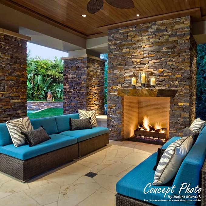 Ekena Millwork 48 5/8"W x 24 3/4"H x 1 1/4"D Cascade Stacked Stone, StoneWall - Image 15