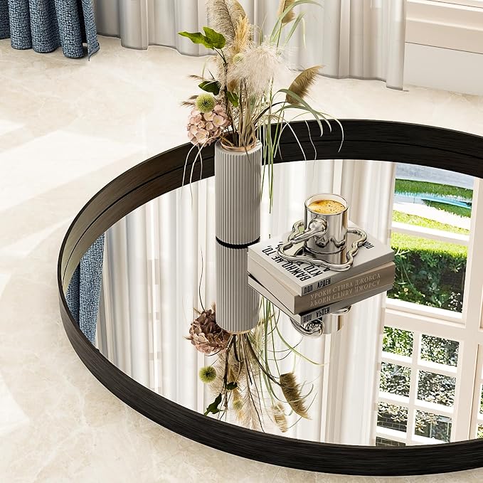 24 Inch Round Bathroom Mirror - Image 4