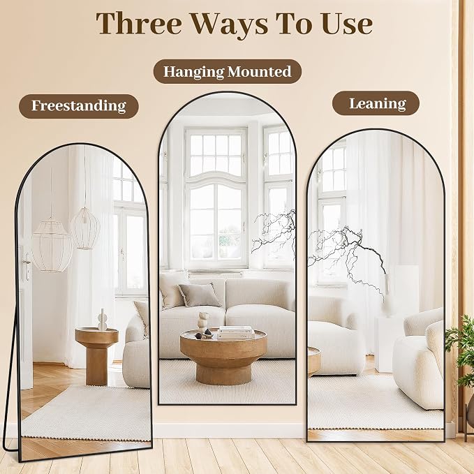 Suidia 72"x44" Arched Full Length Mirror - Image 6