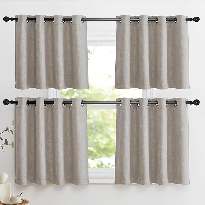 NICETOWN Linen Curtain Valances - Image 7