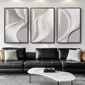 Large Framed Modern Abstract Wall Art by Cuspin