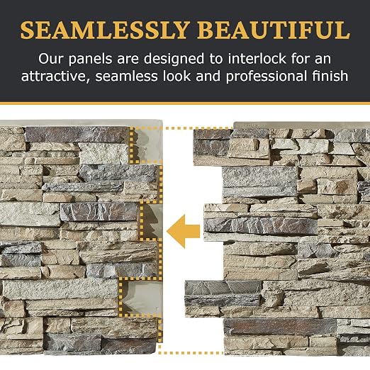 AZ Faux High-Density Polyurethane Faux Stone Wall Covering Panels - Image 7