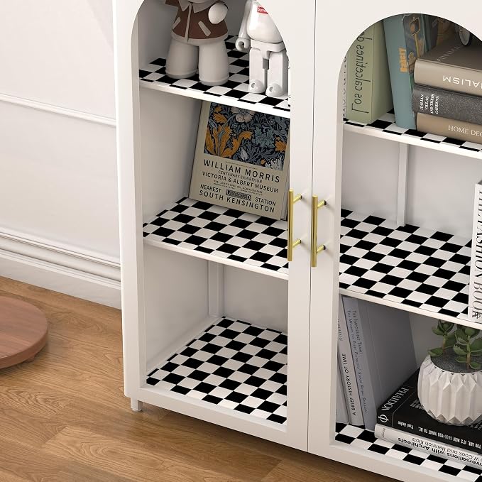 Modern Peel and Stick Wallpaper Black and White Mosaic Checkered Contact Paper - Image 5