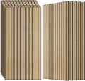 Wood Veneer Sound Panels, 10 Pack 47.2”x23.6” Wall Panels, Decorative Acoustic by AUTORIFIC