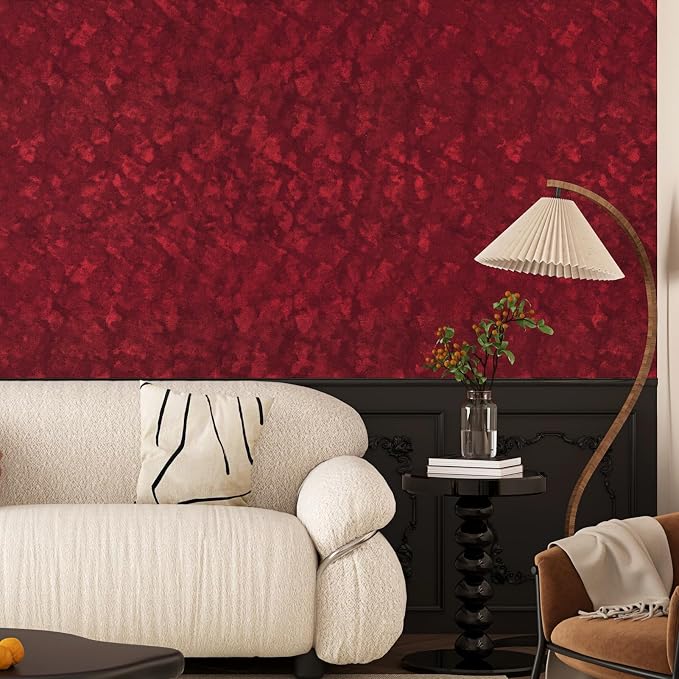 Wallercity Soft Red Velvet Felt Drawer Liner Self Adhesive Retro Velvet - Image 7