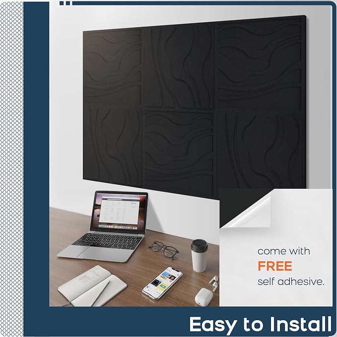 BUBOS Art Acoustic Wall Panels 6 Pack - Image 8