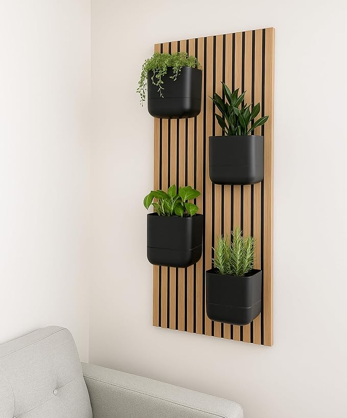 Phoenix Vine 6.5 Inch Wall Mounted Self-Watering Planter Pot - Image 6