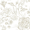 Yasinet Peel and Stick Wallpaper Boho Floral Wallpaper Vintage Floral Contact by Yasinet