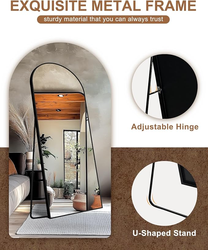 Delma Full Length Mirror, Large Floor Mirror - Image 6