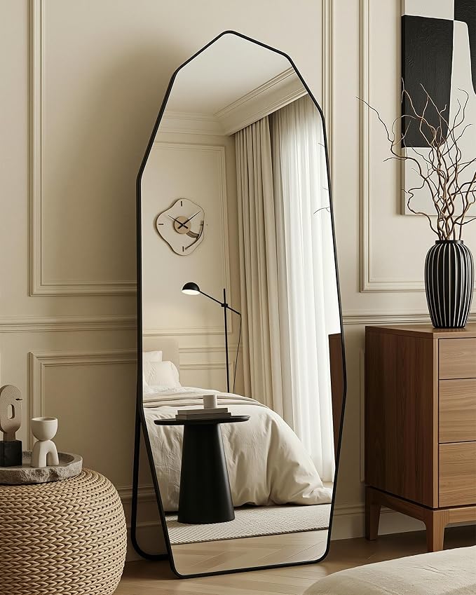 Antok Full Length Mirror, Free Standing Wall Mounted or Leaning Full Body Mirror by AntokMirror
