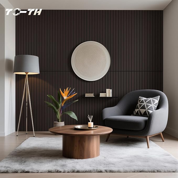 TO-TH Wood-Look Sound Panels, 4 Pack 47.2” x 23.6” Soundproof Wall Panels - Image 5