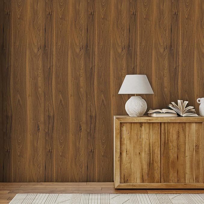 Wood Contact Paper with Tools, Peel and Stick Wallpaper Thicken - Image 9
